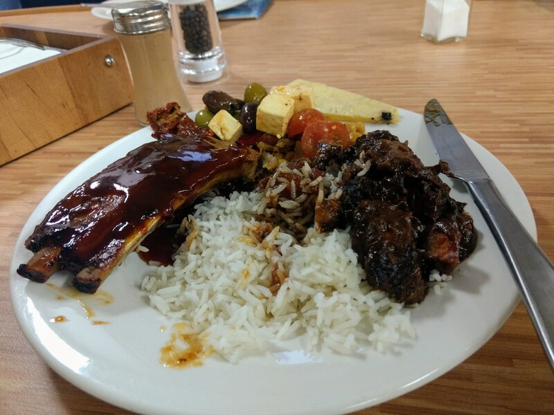 Dinner day 7 - pork ribs