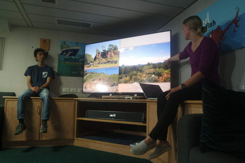 Amelia and Aki's field work photos look pretty great!