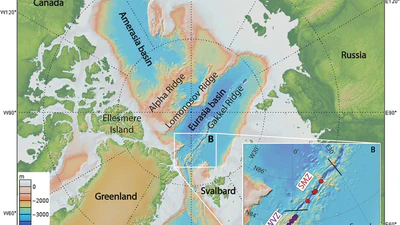 An Early Cretaceous subduction-modified mantle underneath the ultraslow spreading Gakkel Ridge, Arctic Ocean featured image