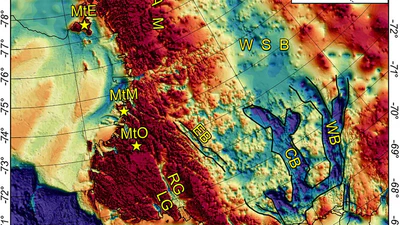 Anomalously High Heat Flow Regions Beneath the Transantarctic Mountains and Wilkes Subglacial Basin in East Antarctica Inferred From Curie Depth featured image