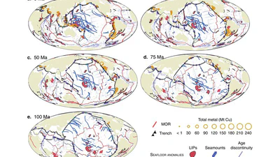 Subducting seafloor anomalies promote porphyry copper formation featured image